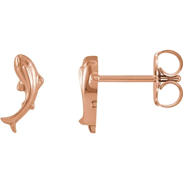 Tiny Koi Fish Earrings