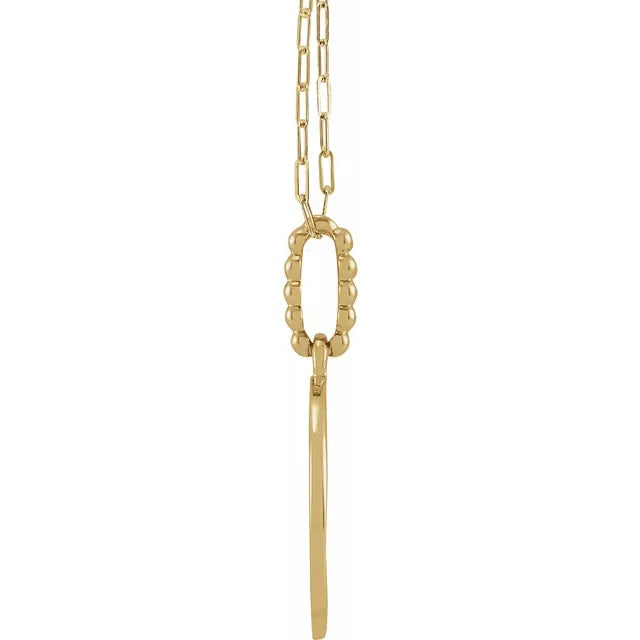 Enamel Evil Eye Necklace