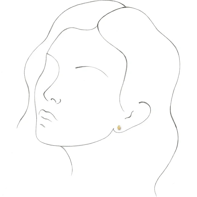 Mini Hamsa Earring
