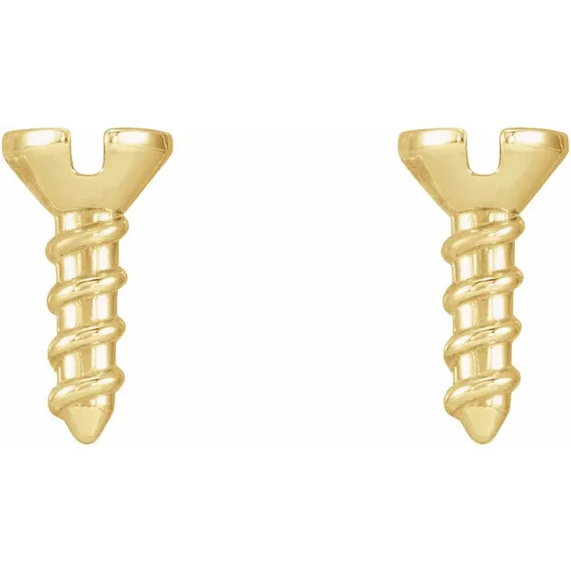 Mini Screw Earrings