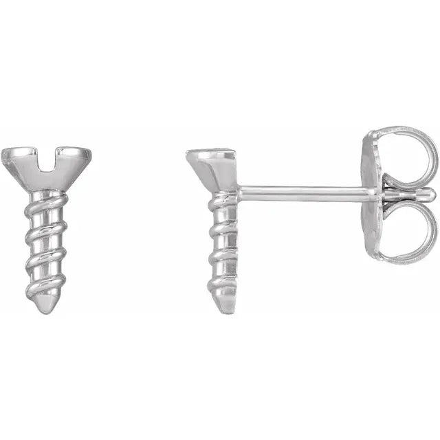 Mini Screw Earrings