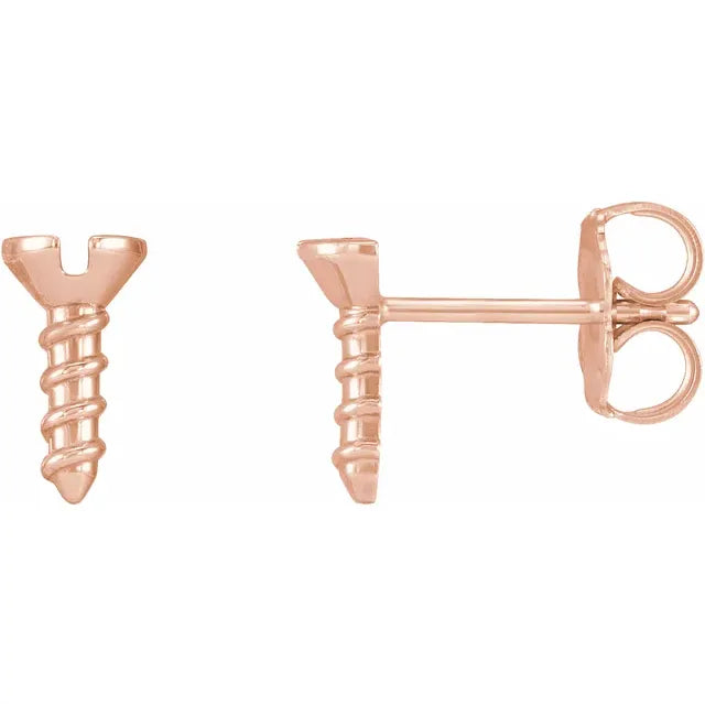 Mini Screw Earrings
