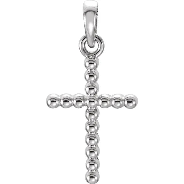 Beaded Cross Pendant