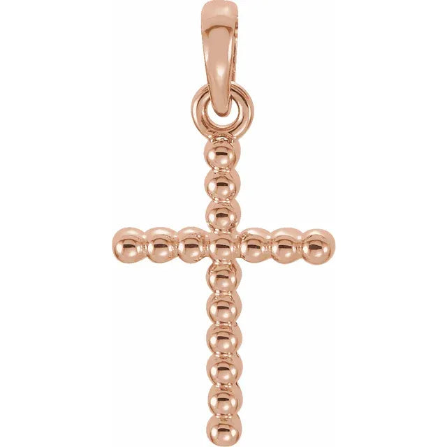Beaded Cross Pendant