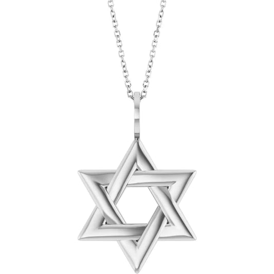 Sterling Silver Star of David necklace