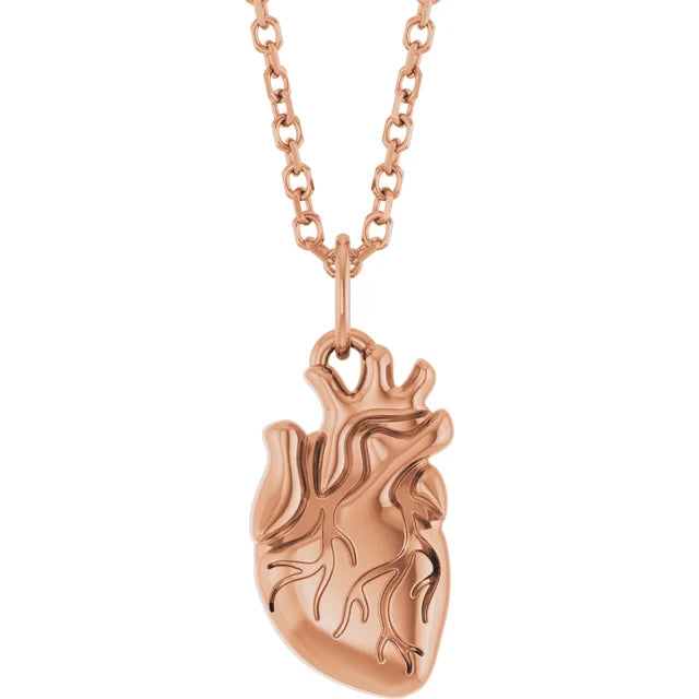 Anatomical Heart Necklace