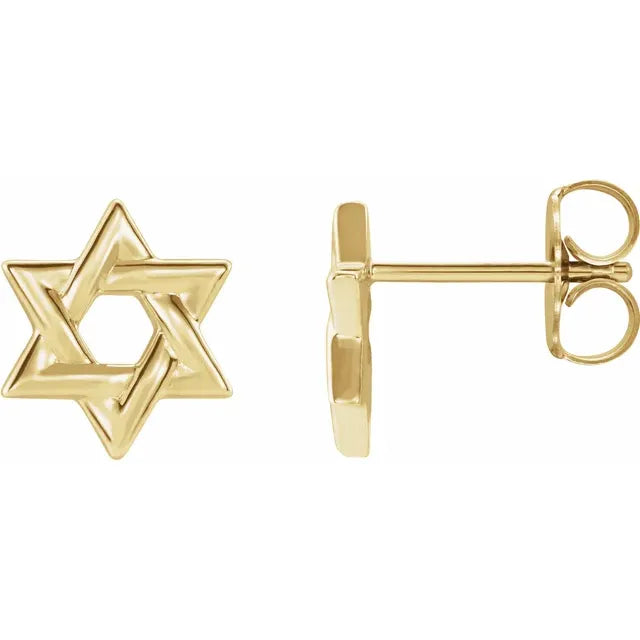 Star of David Earrings