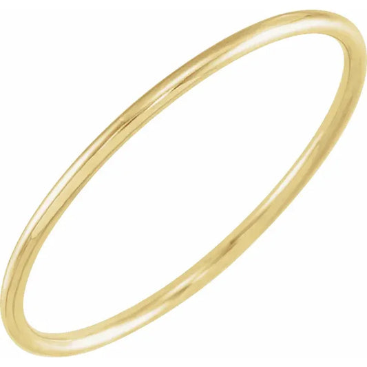 Stackable Plain Band Ring