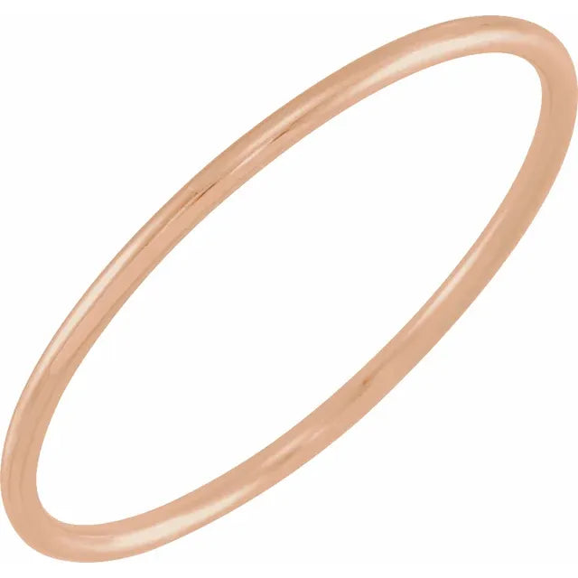 Stackable Plain Band Ring