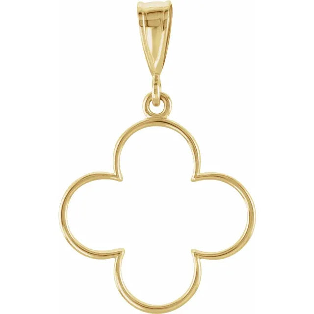 Open Clover Pendant