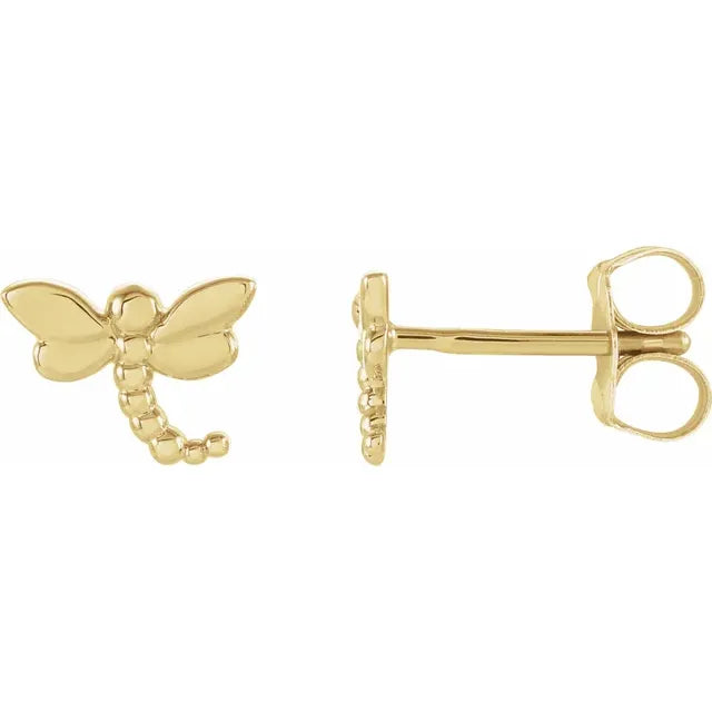 Mini Dragonfly Earrings
