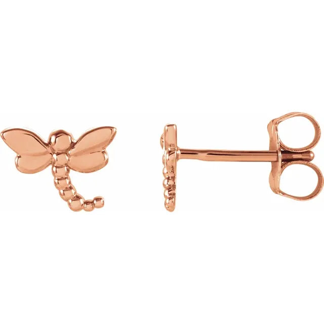 Mini Dragonfly Earrings