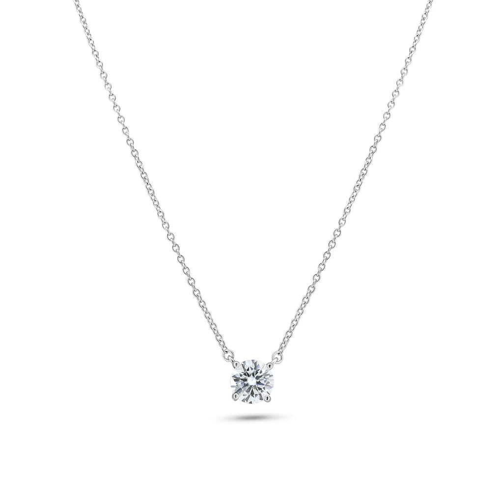 Sterling Silver Moissanite Necklace