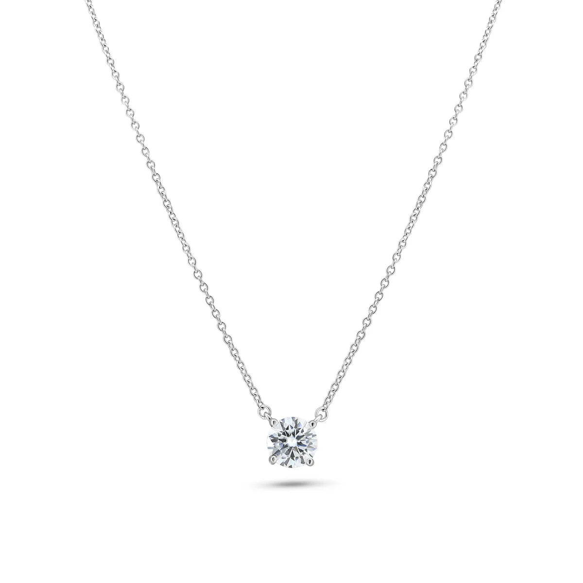 Sterling Silver Moissanite Necklace