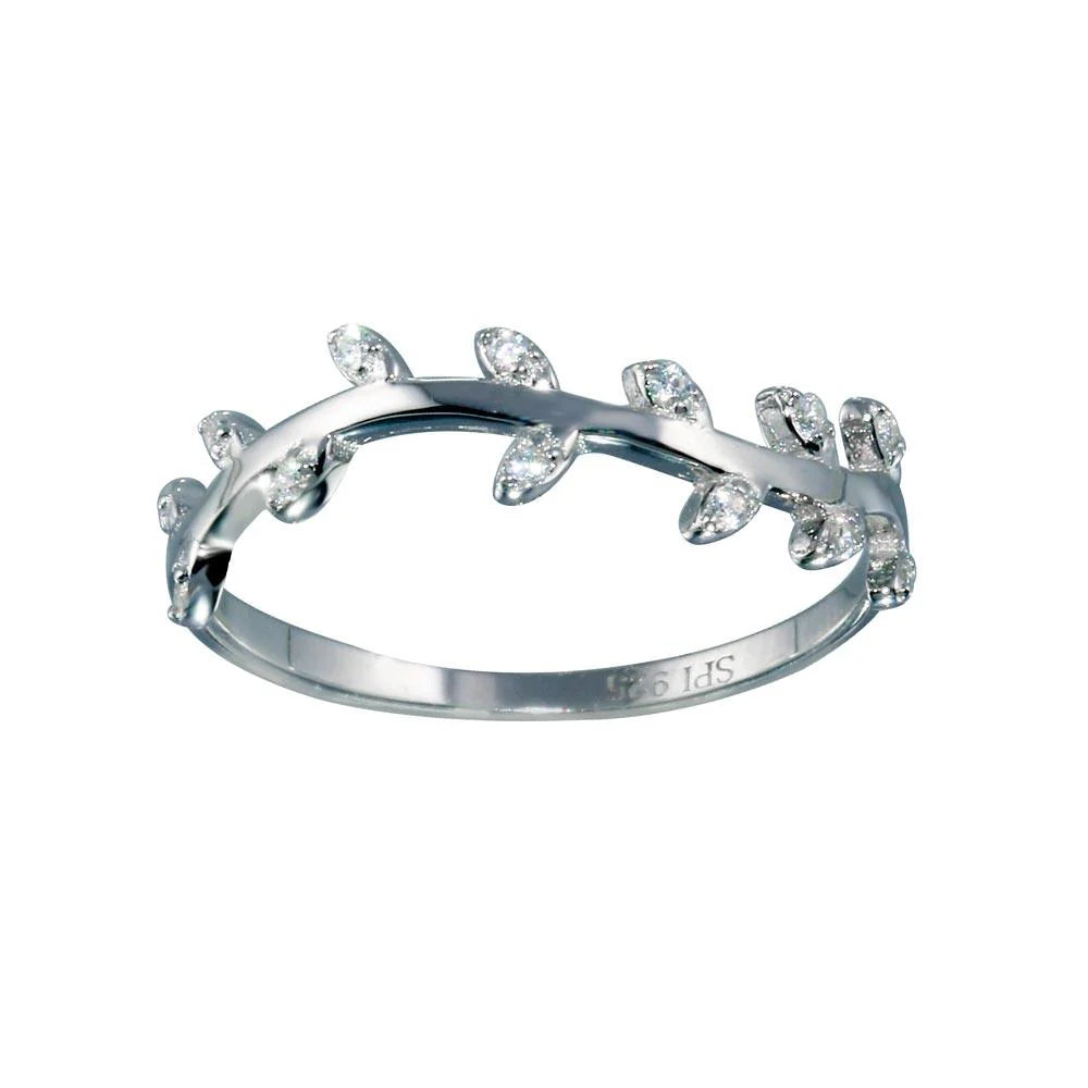 Sterling Silver Vine Ring