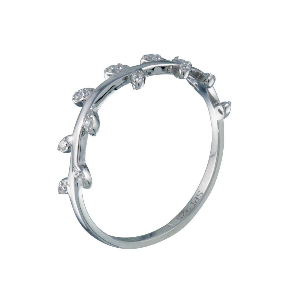 Sterling Silver Vine Ring