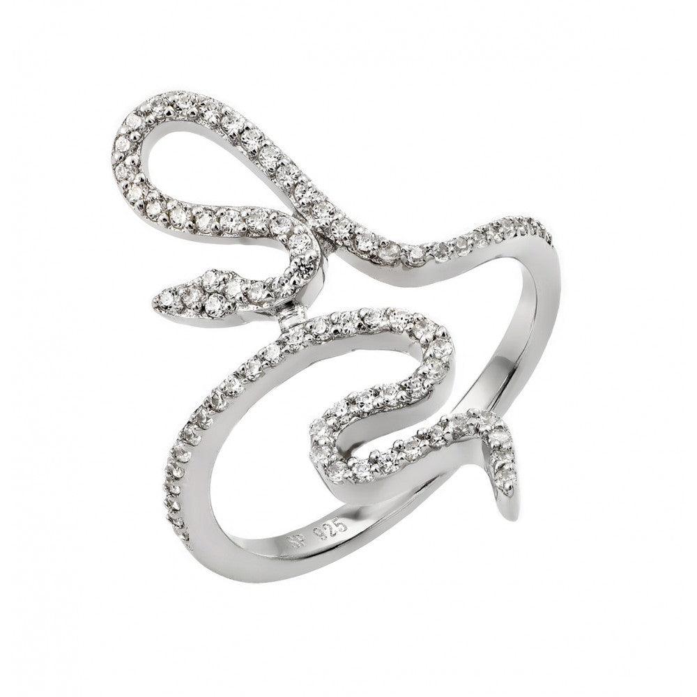 Sterling Silver Snake Ring