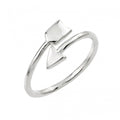 Sterling Silver Warped Arrow Ring