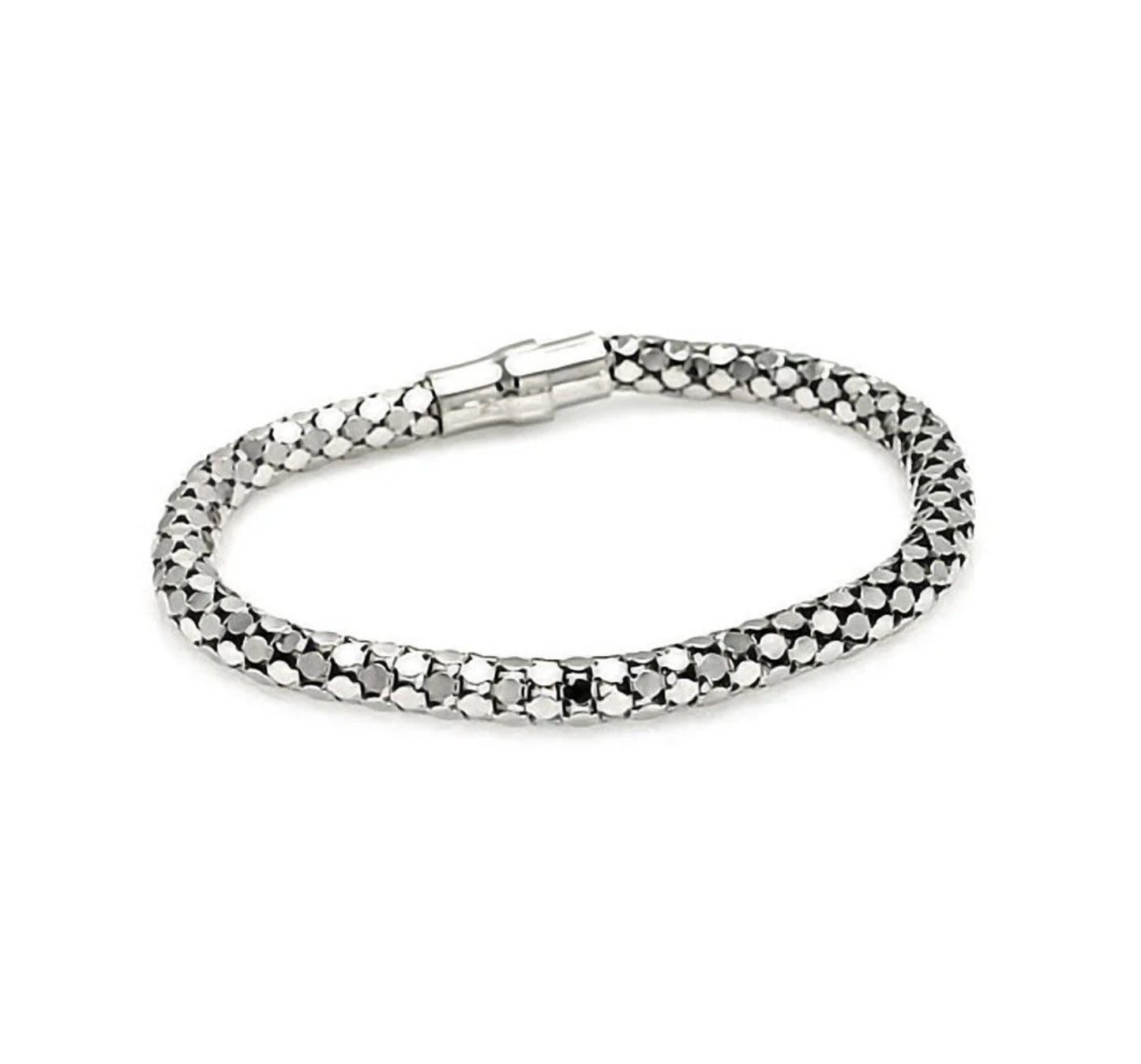 Sterling Silver Coreana Italian Bracelet