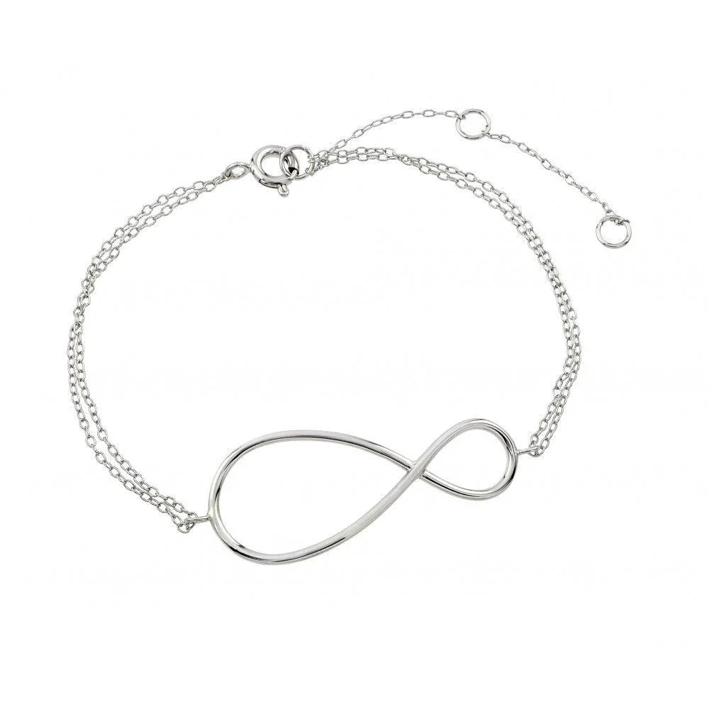 Sterling Silver Infinity Symbol Bracelet