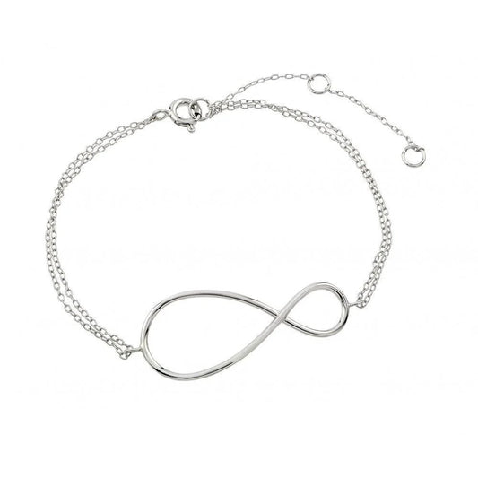 Sterling Silver Infinity Symbol Bracelet