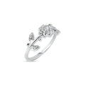 Sterling Silver Floral Ring