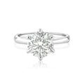 Sterling Silver Moissanite 3ct Ring