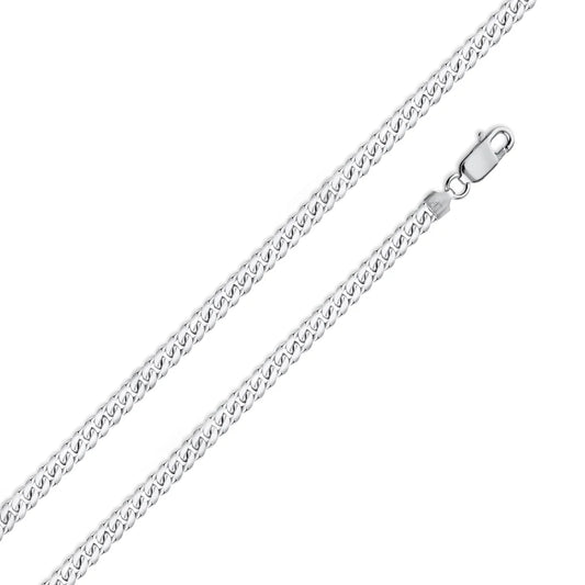 Sterling Silver 4.1mm Miami Cuban Link chain