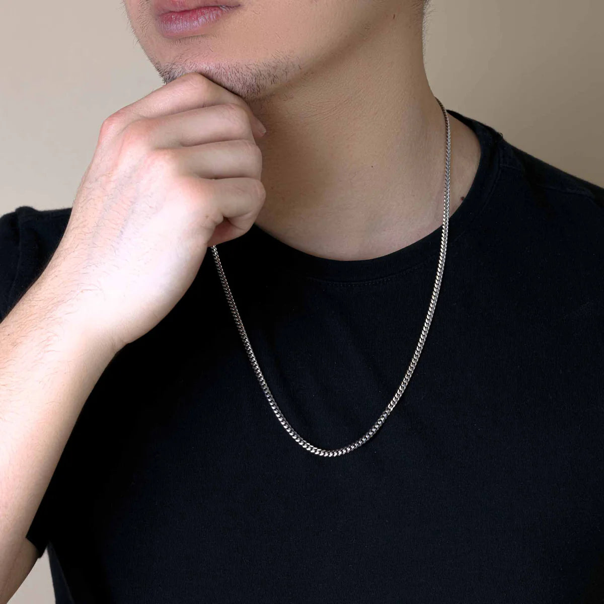 Sterling Silver 3.7mm Miami Cuban Link chain