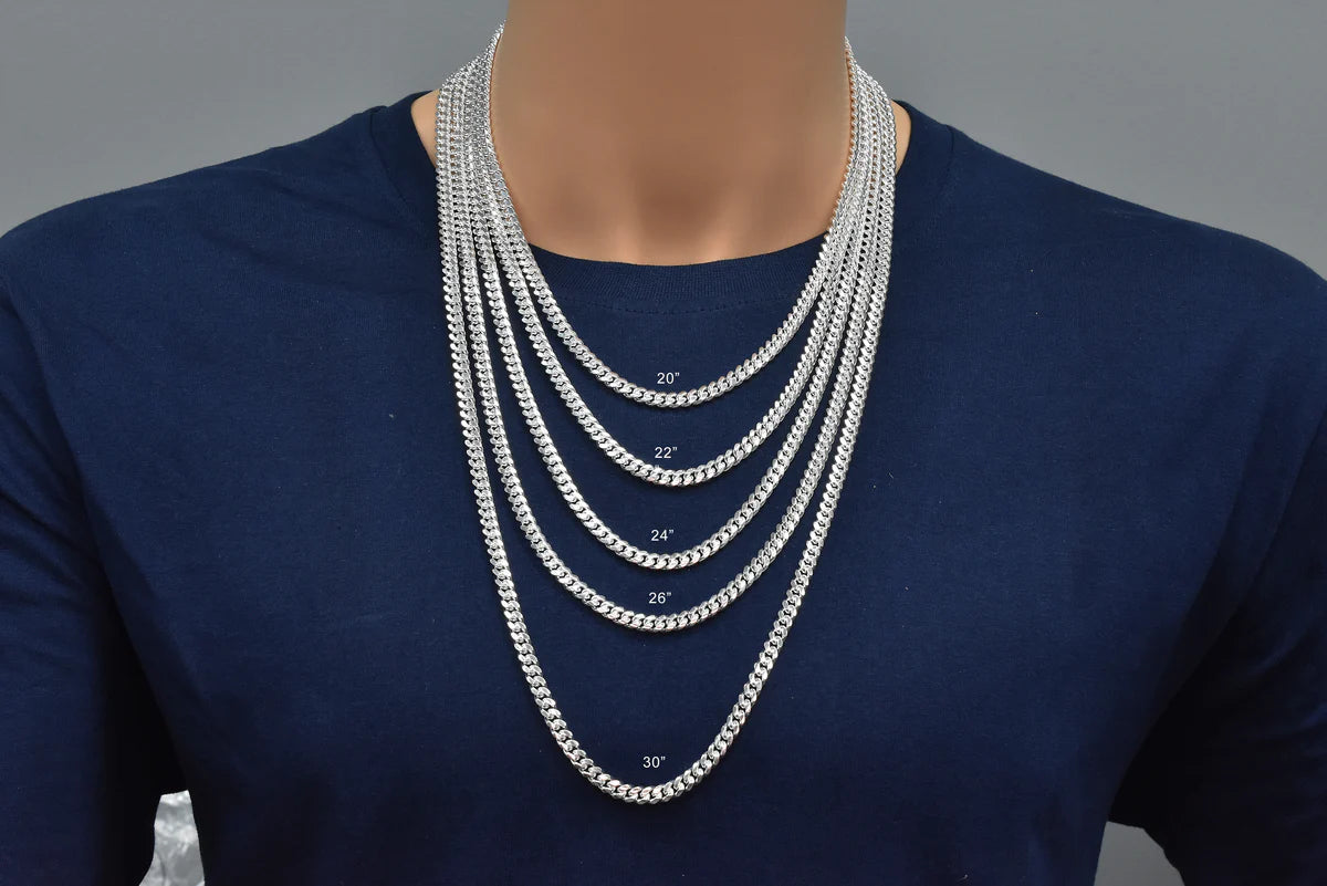 Sterling Silver 5.5mm Miami Cuban Chain