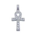 Sterling Silver Large Unkh Pendant