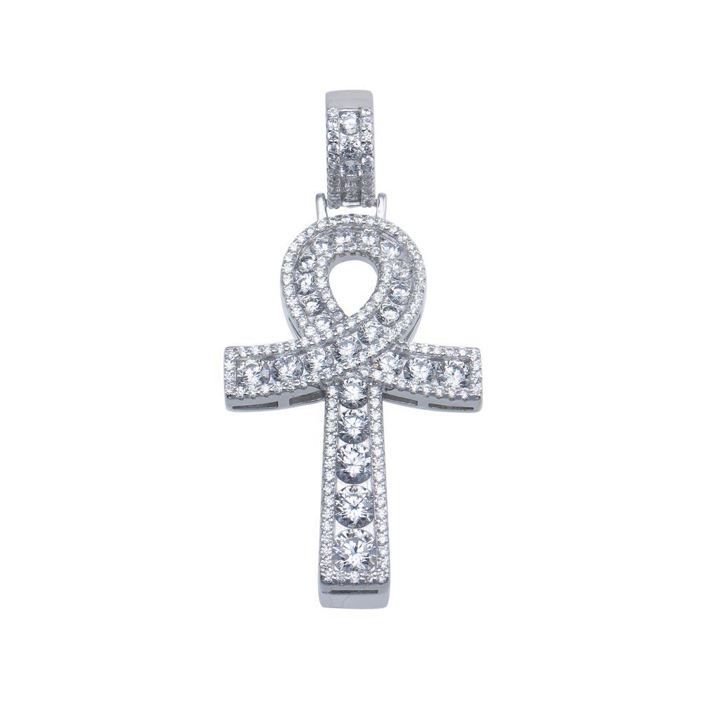Sterling Silver Large Unkh Pendant