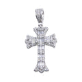Sterling Silver Large Cross Pendant