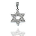 Sterling Silver Pave Star of David Pendant