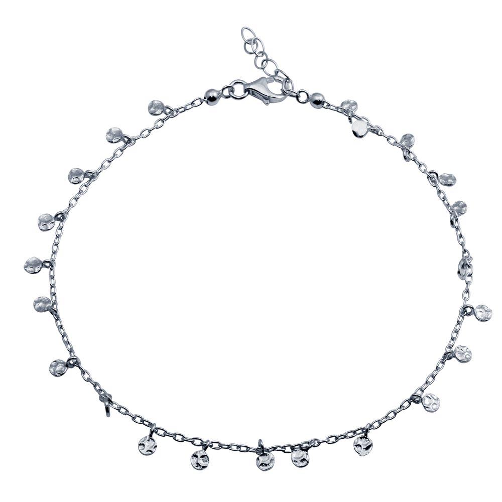 Sterling Silver Confetti Anklet