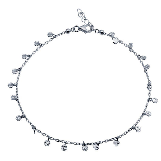 Sterling Silver Confetti Anklet