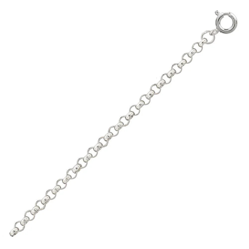 Sterling Silver 035 Rolo Anklet