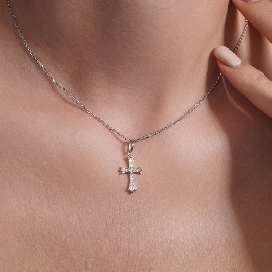 Sterling Silver Medium Cross pendant