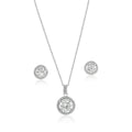 Sterling Silver Moissanite Matching Set