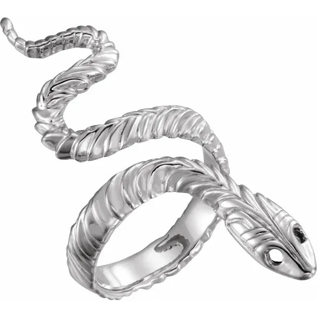 Textured Snake Ring