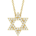 pave Star of David Necklace