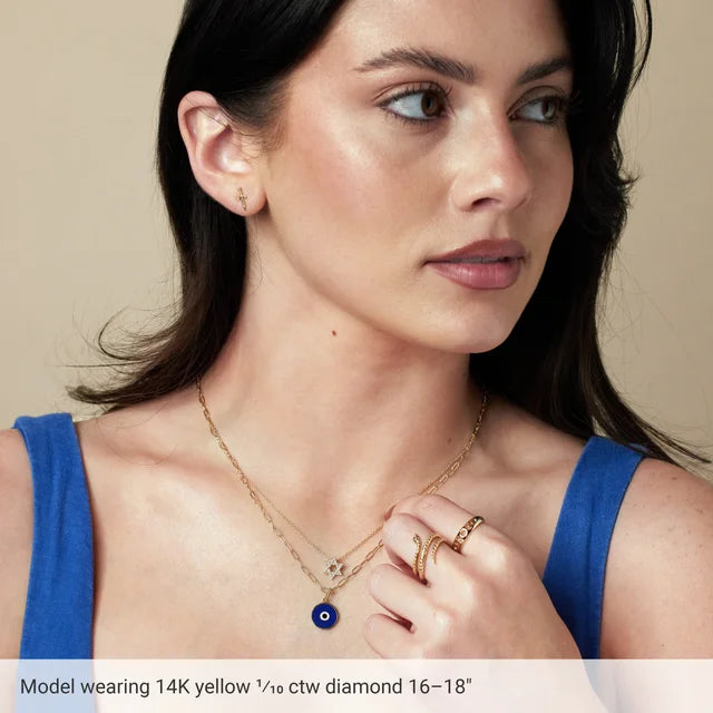 pave Star of David Necklace