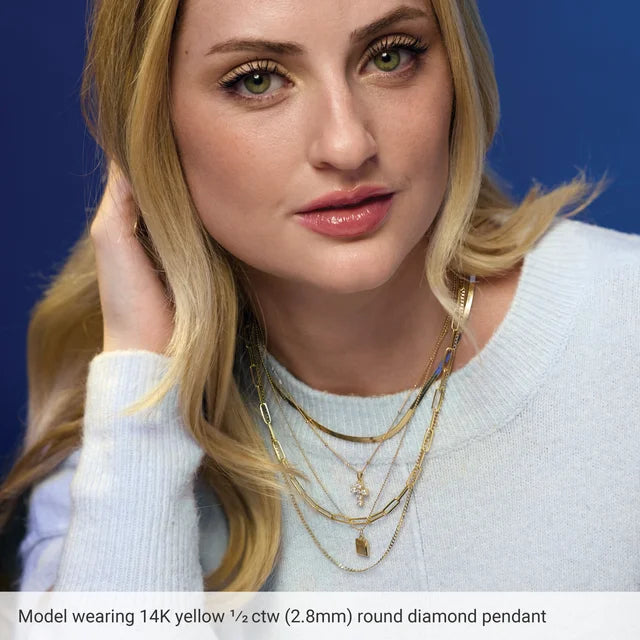 6 Diamond Cross Pendant