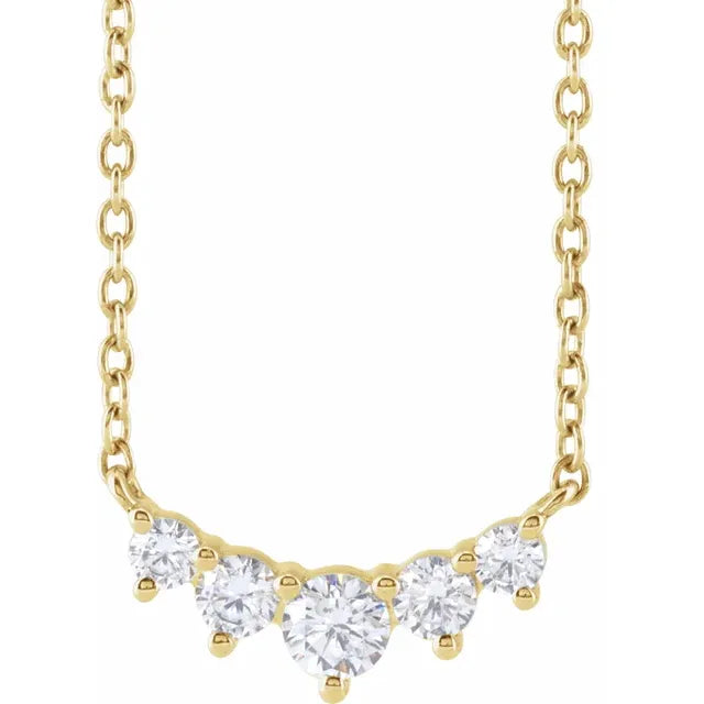 Diamond Graduated Necklace