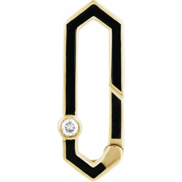 Enamel Charm Connector