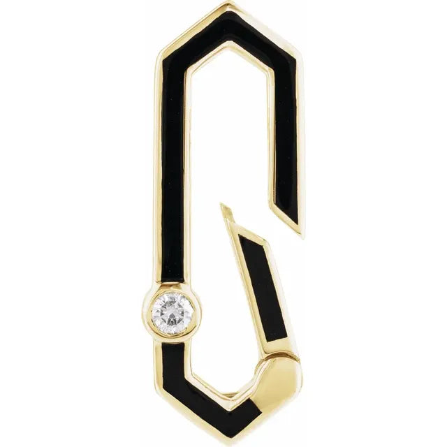 Enamel Charm Connector