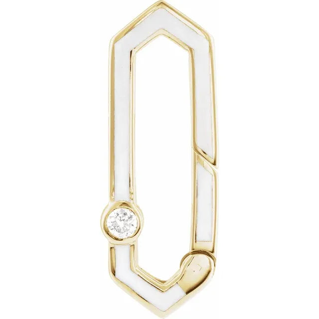 Enamel Charm Connector