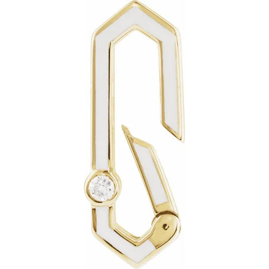 Enamel Charm Connector