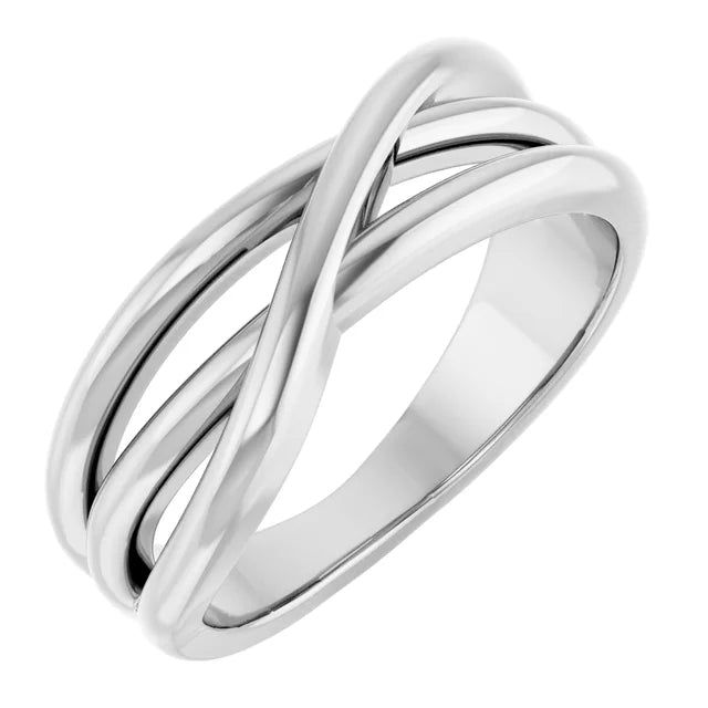 3 Strand Criss-Cross Ring