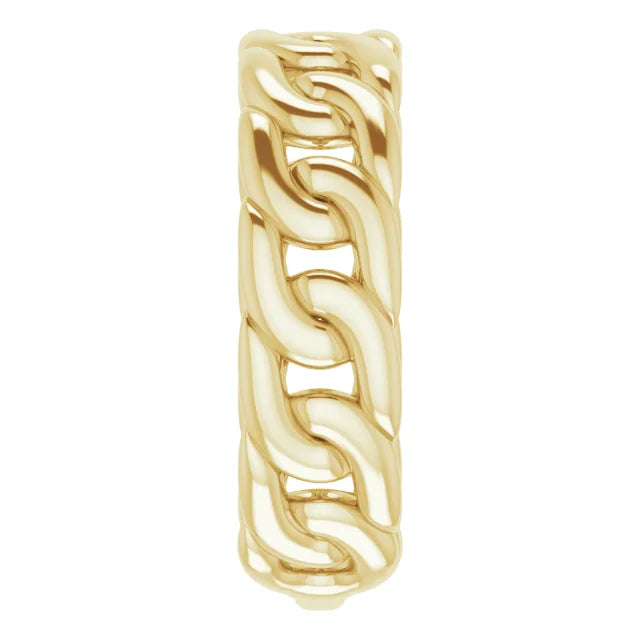 Puff Chain Link Ring